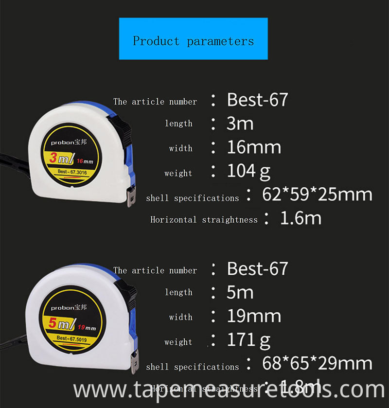 tape measure with logo custom 3m/5m/7.5m/10m sublimation tape measure